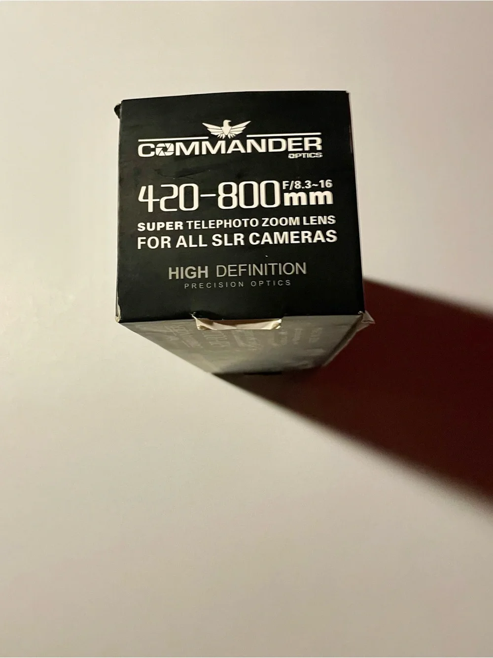 Commander Optics 420-800mm f/8.3-16 Super Telephoto SLR Zoom Camera Lens NIB